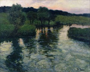 Paesaggio con fiume da Frits Thaulow
